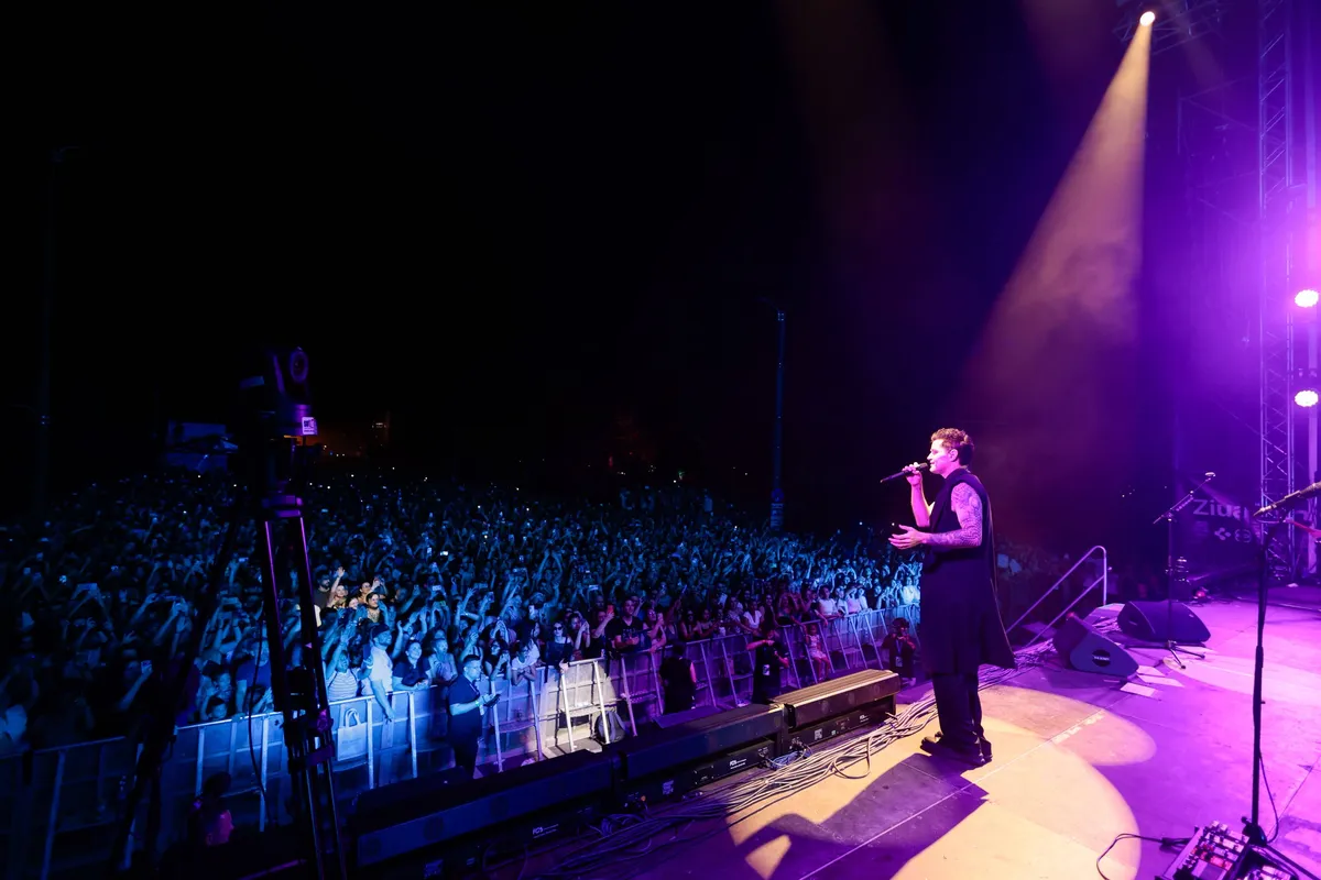The Script, concert, scena mare, Bd. I.C. Brătianu, 1 august 2026, credit foto: Petru Cojocaru